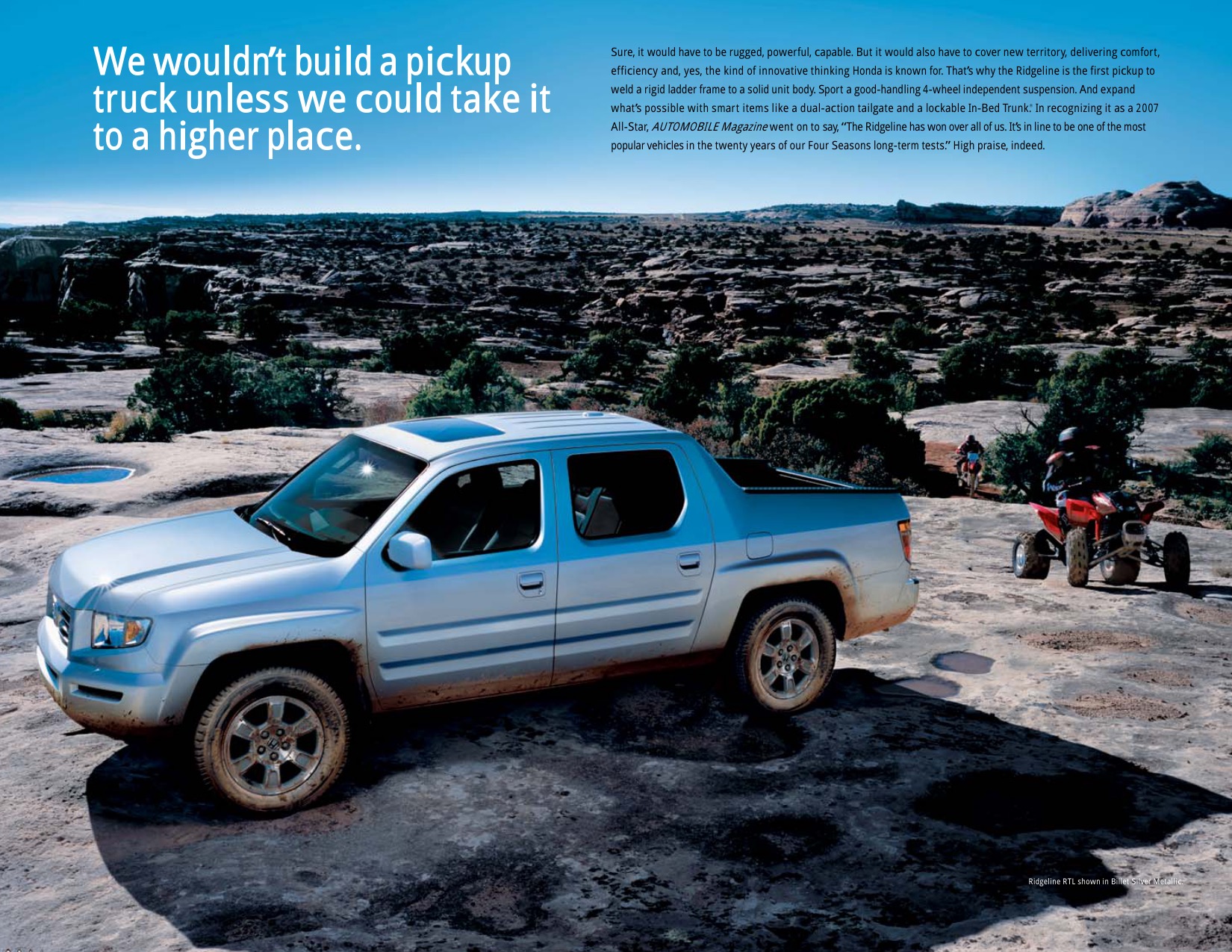 2008 Honda Ridgeline Brochure Page 14